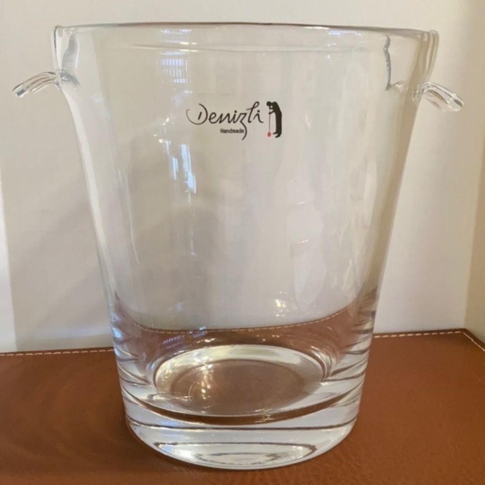 Denizli glass modern ice bucket
